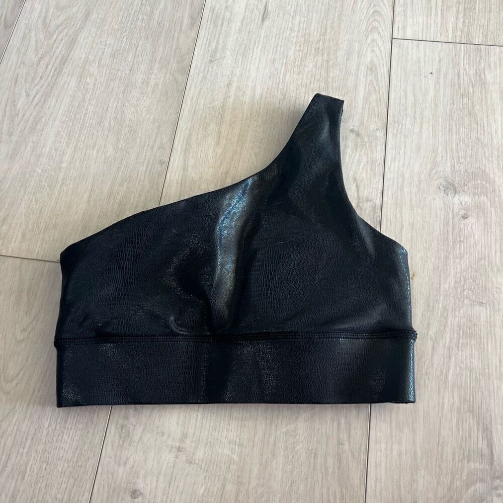 Ethos crocodile one shoulder sports bra size S